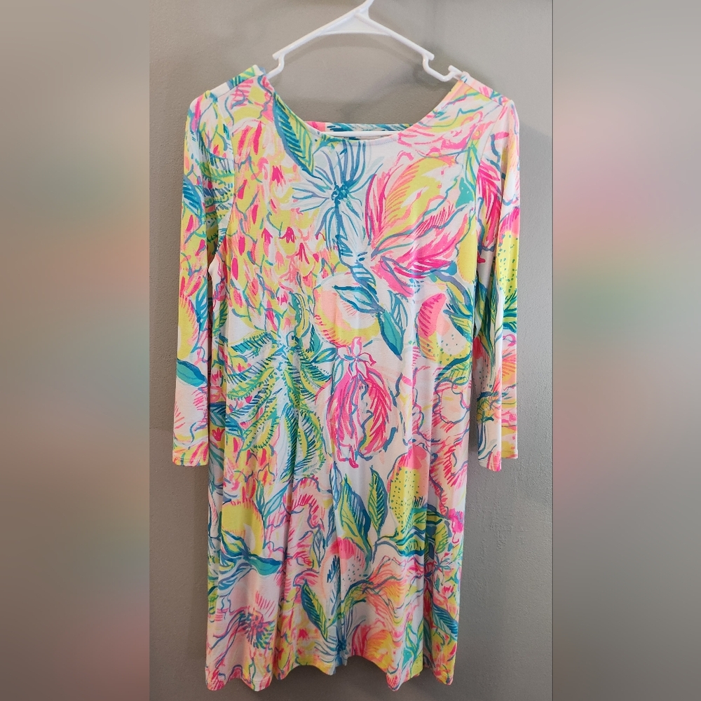 NWT Lilly Pulitzer Ophelia Dress Fiesta Bamba Bright Medium Teacher Tropical